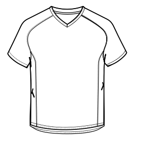 Fashion sewing patterns for MEN T-Shirts Football T-shirt 9164